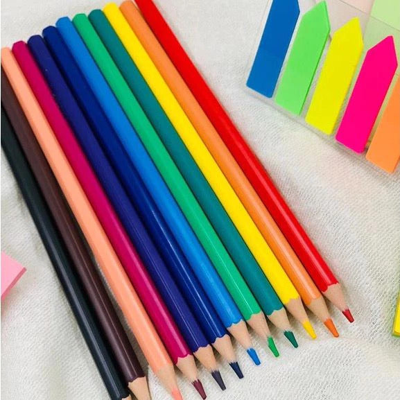 🎨Kit Escolar Leo&Leo-Lápis, giz e canetinhas em um só lugar!✨