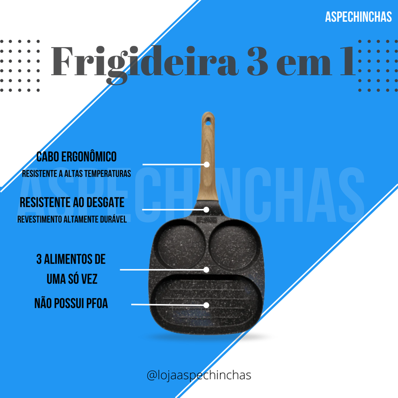 Frigideira 3 em 1
