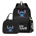 Kit Exclusivo do Stitch & Lilo - Mochila, Lancheira e Estojo