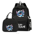 Kit Exclusivo do Stitch & Lilo - Mochila, Lancheira e Estojo
