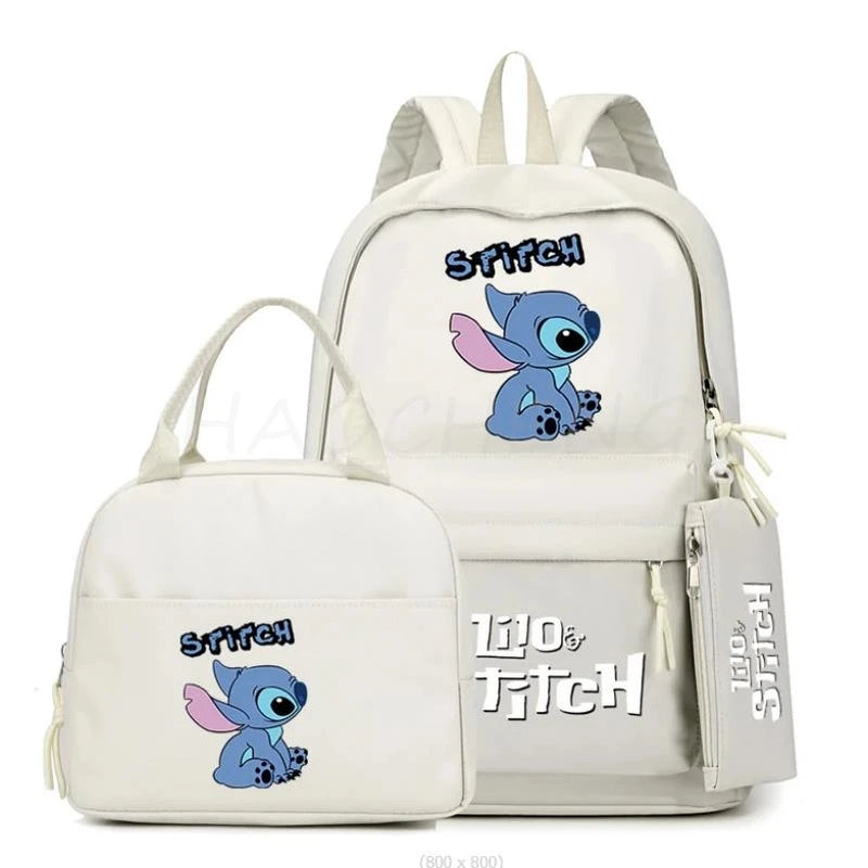 Kit Exclusivo do Stitch & Lilo - Mochila, Lancheira e Estojo