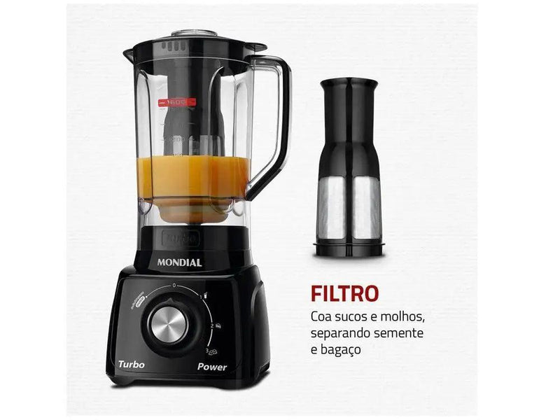 Liquidificador Mondial Turbo Power