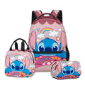 Kit mochila, lancheira e estojo Stitch